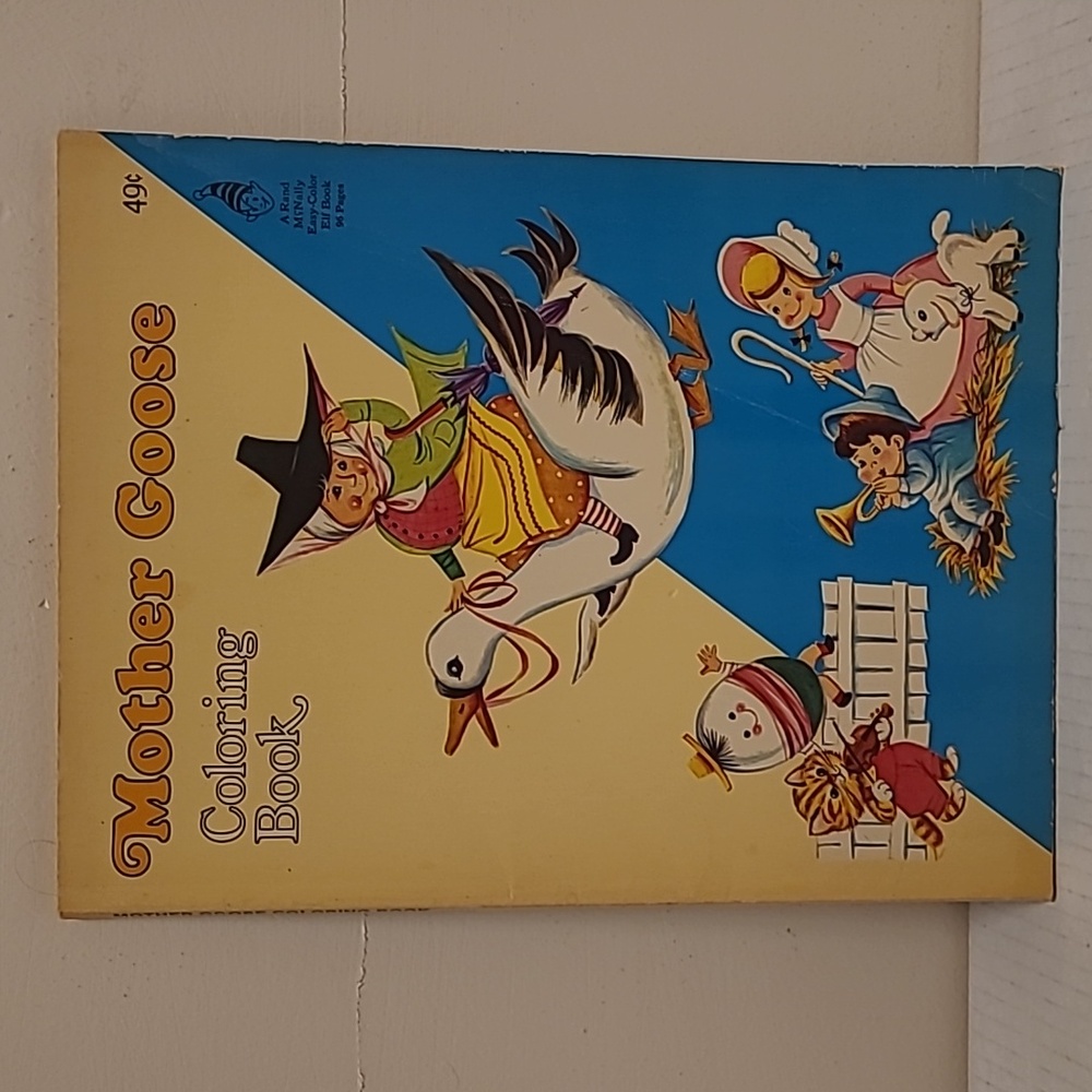 Vintage Mother Goose Coloring Book